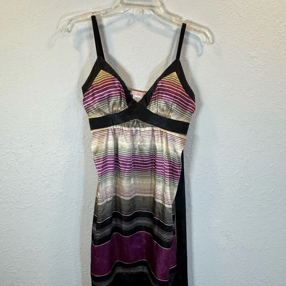 Striped Multicolor Mini Dress‎